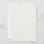 Elegante Minimaal Bewaar De Datum Trouwen Aankondiging (Achterkant)