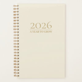 Elegante Minimaal Planner 2025 | Een Jaar om te Gr