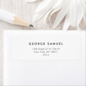 Elegante Minimaal Zakelijk Branding Etiket (Insitu)