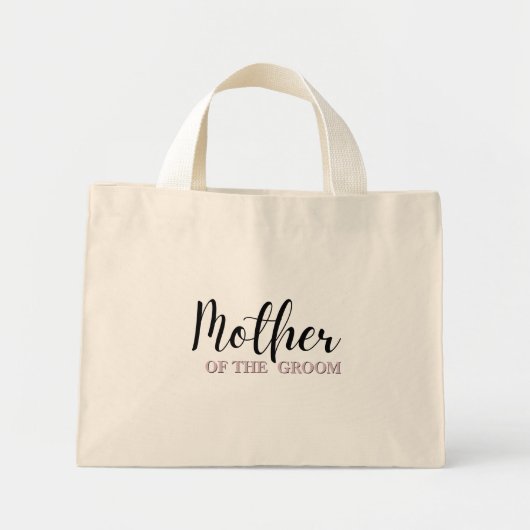 Elegante Minimal Art Canvas tas - Moeder van de br (Voorkant)