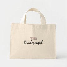 Elegante Minimal Art Mini Canvas tas voor bruidsme