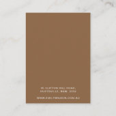 Elegante Minimal Holder voor designer sieraden Scr Visitekaartje (Achterkant)