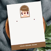 Elegante Minimal Holder voor designer sieraden Scr Visitekaartje