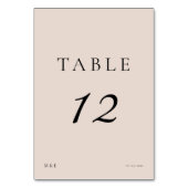 Elegante Minimal Modern Script Dusty Pink Wedding Kaart (Achterkant)