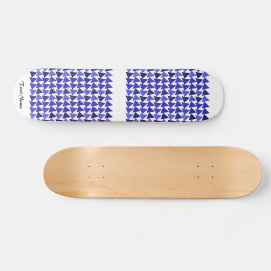 Elegante Minimal Simple Geometric Gradient DIY naa Persoonlijk Skateboard (Horizontaal)