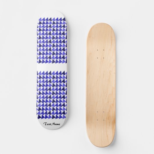 Elegante Minimal Simple Geometric Gradient DIY naa Persoonlijk Skateboard (Voorkant)