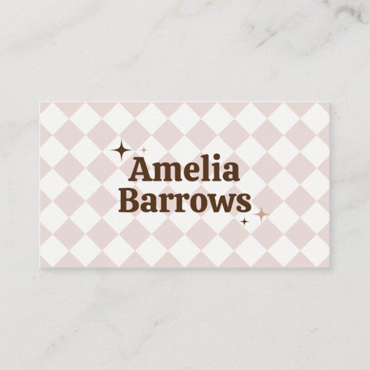 Elegante Minimal Sparkle Retro Typografie QR Code Visitekaartje (Achterkant)