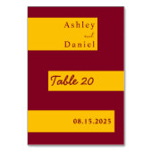 Elegante minimale Bourgondische en gouden moderne Kaart (Achterkant)