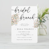 Elegante minimale bruiloft brunch uitnodiging (Staand voorkant)