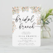 Elegante minimale bruiloft brunch uitnodiging (Staand voorkant)