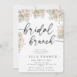 Elegante minimale bruiloft brunch uitnodiging