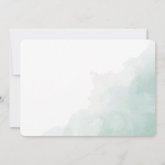 Elegante minimale bruiloft programma tijdlijn (Achterkant)