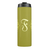 Elegante minimale eenvoudige geometrische gradiënt thermosbeker (Voorkant)