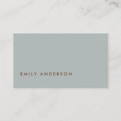 ELEGANTE MINIMALE EENVOUDIGE MODERNE GRIJZE URBAN VISITEKAARTJE (Voorkant)