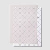 Elegante minimale effen kleur Mauve Vellum Uitnodigingen (Offset (Uitnodiging))