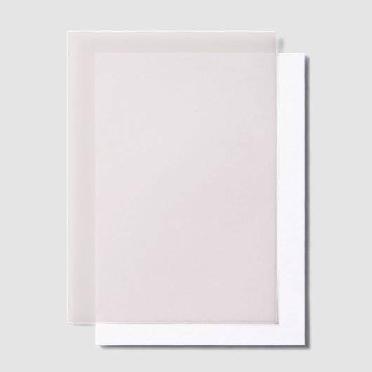 Elegante minimale effen kleur Mauve Vellum Uitnodigingen (Offset)