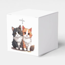 Elegante minimale favor-doos bedankdoosjes