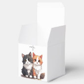 Elegante minimale favor-doos bedankdoosjes (Geopend)