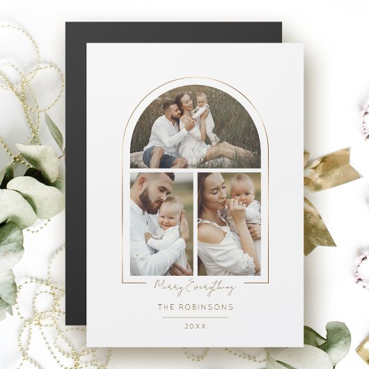 Elegante minimale gouden lijn boog 3-foto