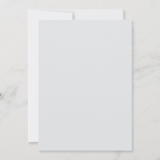 Elegante minimale grijze trouwfoto Sla de datum op Save The Date (Achterkant)