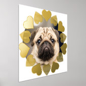 Elegante minimale hartfoto folie afdrukken (Laagn)