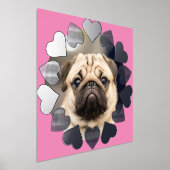 Elegante minimale hartfoto folie afdrukken (Laagn)