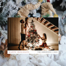 Elegante minimale kerst | Modern familieportret