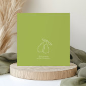 Elegante Minimale Perfecte Peer Bruidsmeisjesfeest Bedankkaart