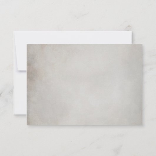 Elegante Minimale QR Code Bruiloft RSVP Response K (Achterkant)