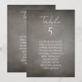 Elegante minimale rokerige hangende zitkaart feestdagenkaart (Voorkant / Achterkant)