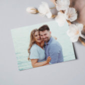 Elegante minimale script foto bruiloft opslaan van save the date