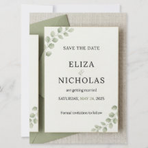 Elegante Minimale Trouwkaart 'Save the Date'