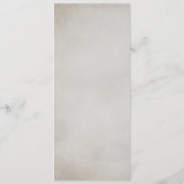 Elegante minimale typografie bruiloft menu (Achterkant)