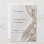 Elegante minimale typografie Sla de datum op Save The Date (Voorkant)
