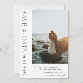 Elegante Minimalist Save the Date Modern & Stijlvo