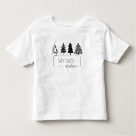 Elegante minimalist voor mijn eerste kerst kinder shirts