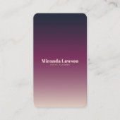 Elegante minimalistisch visitekaartje (Voorkant)