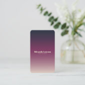 Elegante minimalistisch visitekaartje (Staand voorkant)
