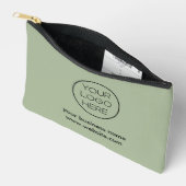 Elegante Minimalistische Aangepaste Zakelijke Logo Etui (Open)