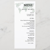 Elegante minimalistische Bestemming salie groene T Menu (Voorkant)