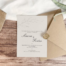 Elegante minimalistische bloemenbruiloft