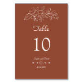 Elegante minimalistische bloemige salie groene bru kaart (Achterkant)