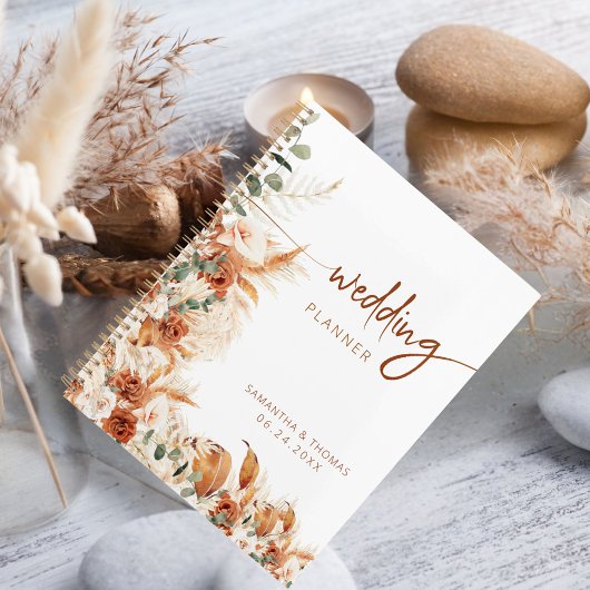 Elegante minimalistische Boho kalligrafie script b Planner