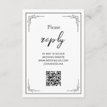Elegante Minimalistische Boho Moderne QR Bijlageka