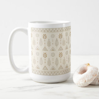 Elegante Minimalistische Boho Patroon Theepot Koffiemok