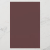 Elegante minimalistische bordeauxrode schoonheidss flyer (Achterkant)