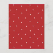 Elegante minimalistische Bow Budget Kerstfeest (Achterkant)