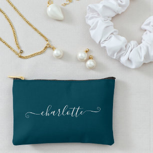 Elegante Minimalistische Bruidsmeisje Naam Diep Etui