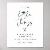 Elegante minimalistische bruiloft badkamer mand te poster (Voorkant)