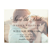 Elegante minimalistische bruiloft Bewaar de datum 